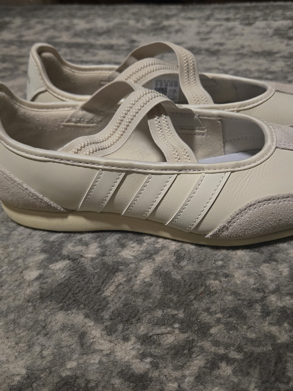 Skechers Women’s Slip-On Mary Jane Flats - Cream - Picture 3 of 7